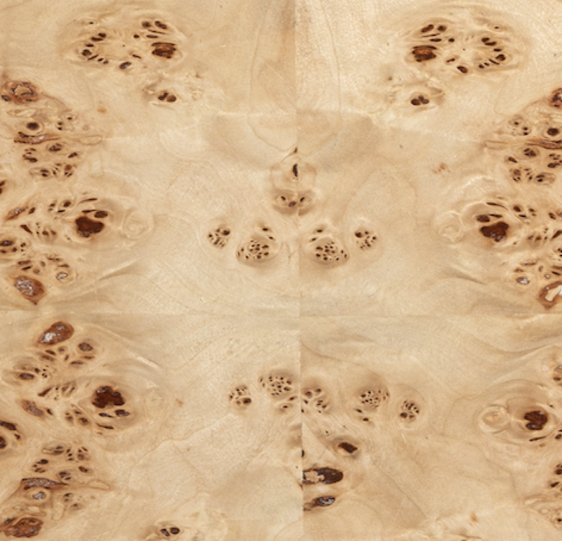 Co.House Designs Wesley Burl Plinth Light Brown Detail