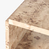 Wesley Burl Side Table Light Brown Top Edge CH-1003557-IN02-FN-LV-ST-LB