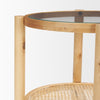 Weslyn Accent Table 71044 side view of top 