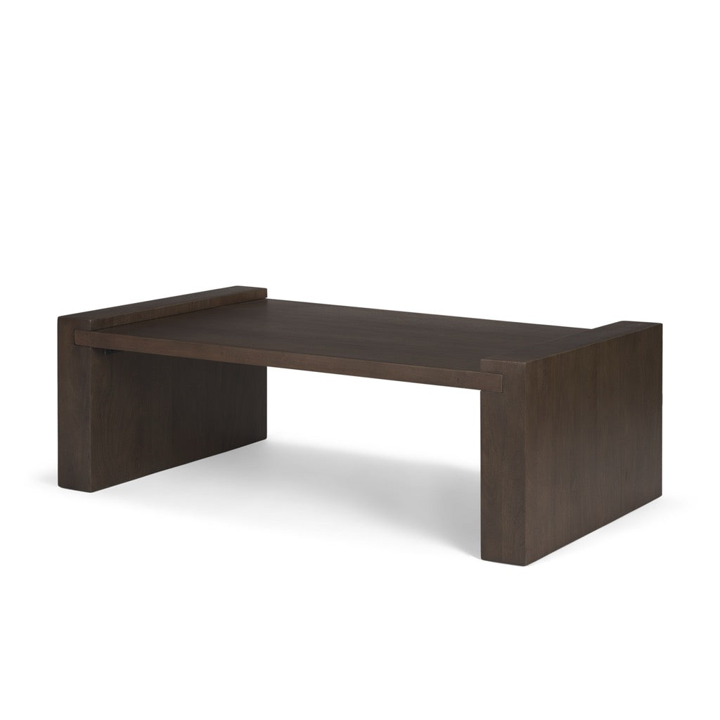 Mercana Wesson Rectangular Coffee Table angled view 
