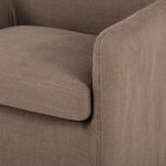 Westcott Slipcover Dining Chair Brussels Mushroom Armrest Detail 238693-002