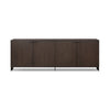 Four Hands Westhoff Sideboard Rubbed Black Oak Front Facing View