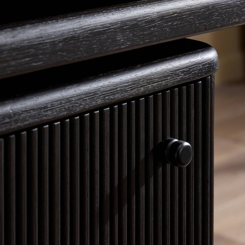 Four Hands Weston Rotating Desk - Black Parawood