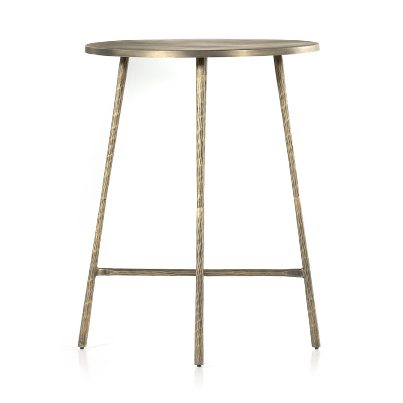 Four Hands Westwood Brass Bar Table Angled View