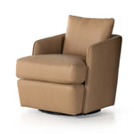 Whittaker Swivel Chair Nantucket Taupe Angled View 224906-006