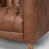 Williams Leather Chair Solid Ash Legs 100117-005