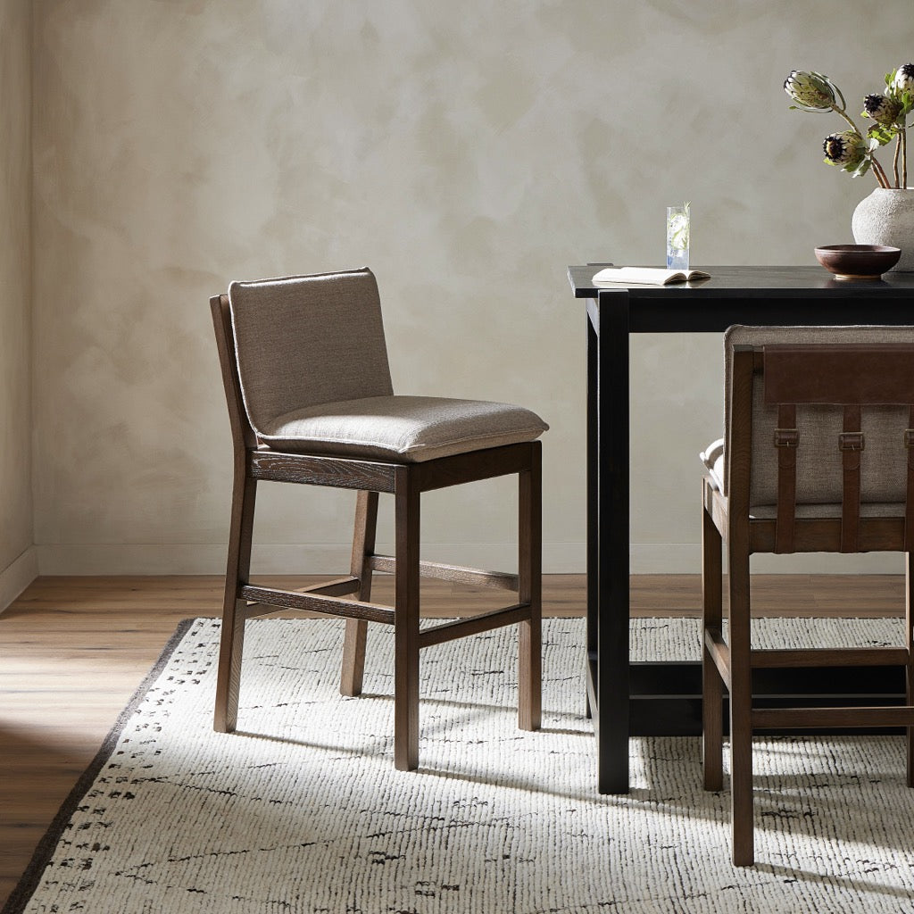Four Hands Wilmington Stool - Alcala Fawn – Artesanos Design Collection