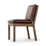 Four Hands Wilmington Dining Chair Havana Brown Angled View