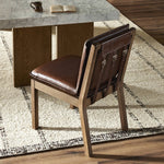 Wilmington Dining Chair Havana Brown Staged View in Dining Room Four Hands