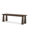 Mercana Wolcott Dining Bench angled view 
