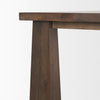 Mercana Wolcott Dining Table Dark Brown Legs