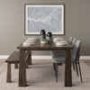 Mercana Wolcott Dining Table Dark Brown Staged View