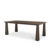 Mercana Wolcott Dining Table Dark Brown Angled View 71018-AB