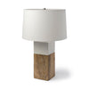 Mercana Woodrow Table Lamp angled view 