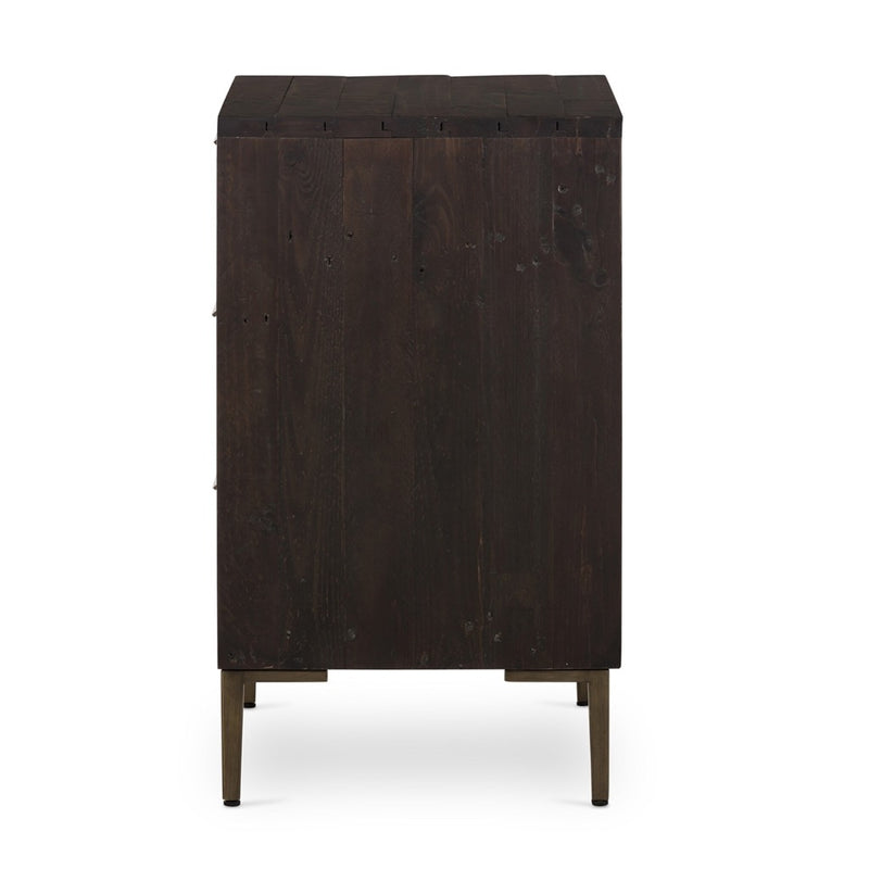 Wyeth 3 Drawer Small Dresser - Dark Carbon | Four Hands Wyeth 3 Drawer Small Dresser - Dark Carbon | Four Hands