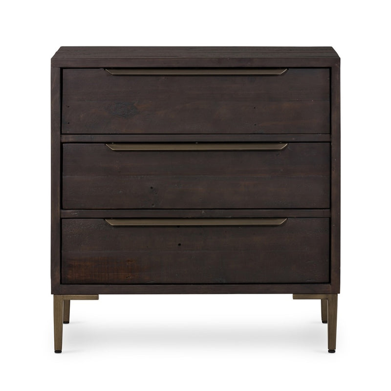 Wyeth 3 Drawer Small Dresser - Dark Carbon | Four Hands Wyeth 3 Drawer Small Dresser - Dark Carbon | Four Hands