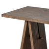 Wylie Desk Rustic Grey Oak Veneer Tabletop Four Hands