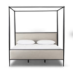 Xander Canopy Bed Savoy Parchment Front Facing View Four Hands