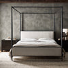Xander Canopy Bed Savoy Parchment Staged View in Bedroom 240884-002