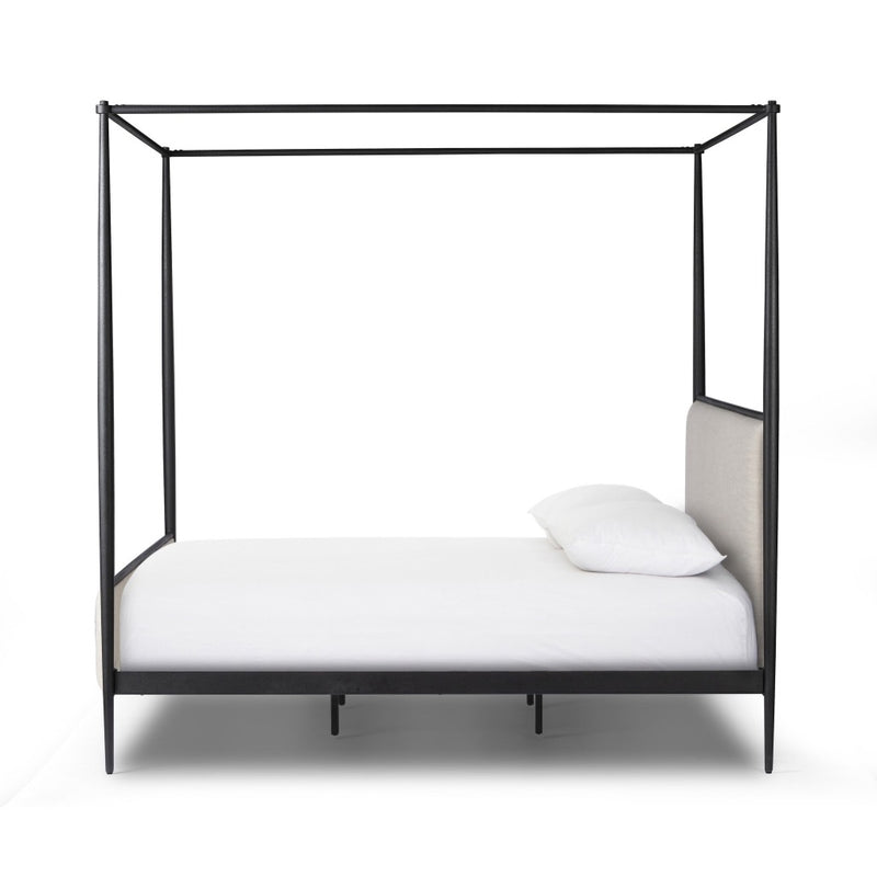 Xander Canopy Bed Savoy Parchment Side View 240884-002