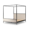 Xander Canopy Bed Savoy Parchment Angled View 240884-002
