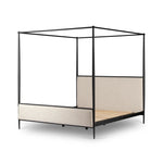 Xander Canopy Bed Savoy Parchment Angled View 240884-002