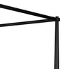 Xander Canopy Bed Savoy Parchment Black Iron Canopy Frame 240884-002