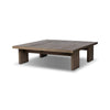 Four Hands Yarra Square Coffee Table angled view 
