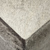 Mercana Zahavi Square Ottoman Grey Hair-on-Hide Corner Detail