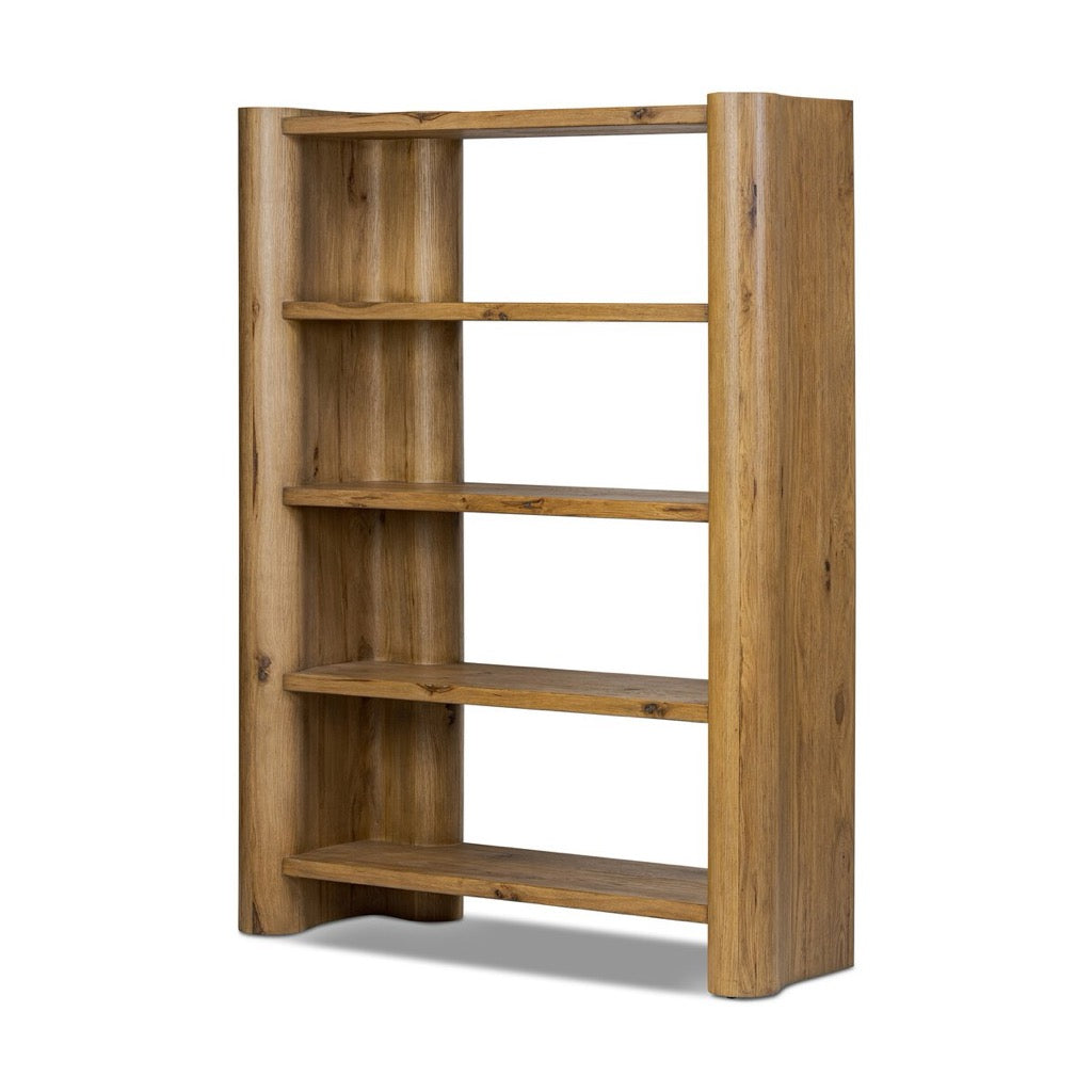 Four Hands Zealand Bookcase angled view 
