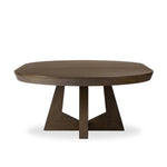 Four Hands Zelda Round Extension Dining Table side view 