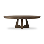 Zelda Round Extension Dining Table 240839-001 side view extended top 