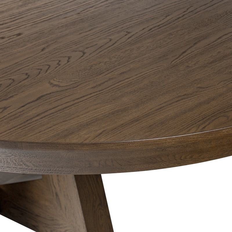 Four Hands Zelda Round Extension Dining Table rounded table top