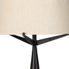 Ziggy Floor Lamp 235073-001 shade and hammered black aluminum base 