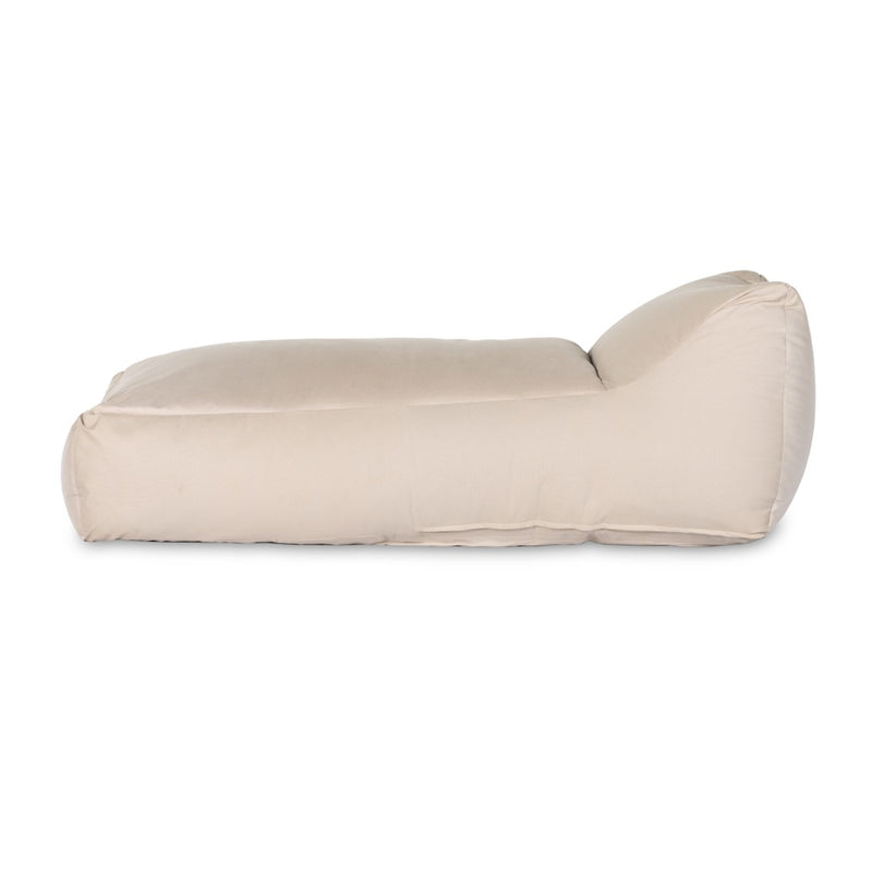 Zimmer Outdoor Chaise Lounger Nassau Flax Side View 235450-003
