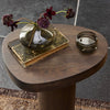 Zion End Table  249169-002 staged top view 