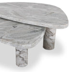 Four Hands Zion Nesting Coffee Table Set nested tabble and leg view 