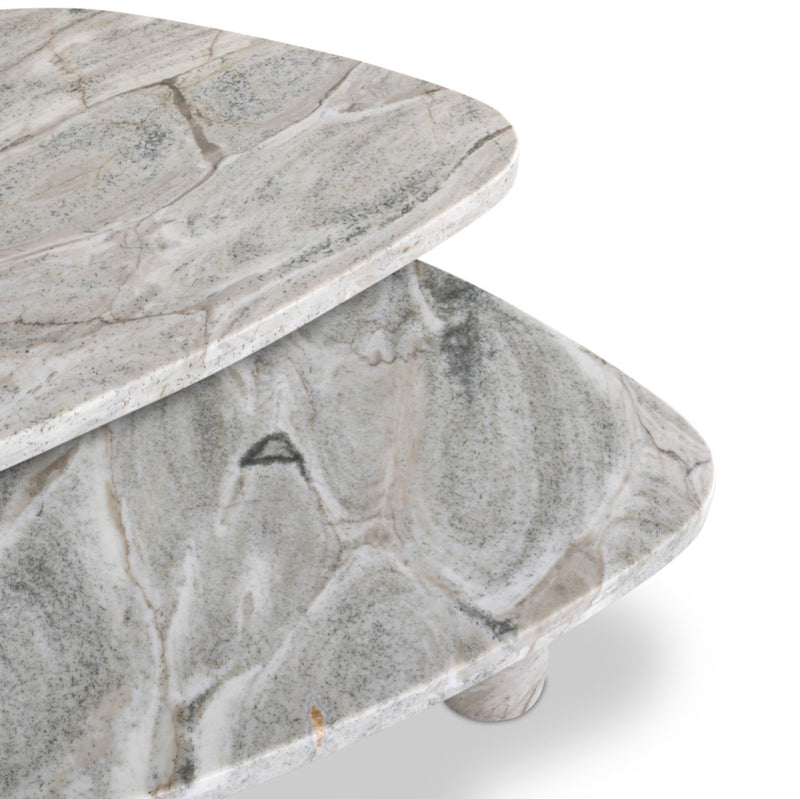 Zion Nesting Coffee Table Set 238223-006 table top corners