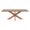 Tallinn 78" Dining Table FTI-DT78WA front view 