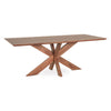 HTD Tallinn 78" Dining Table angled view 