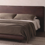 Nigel Bed - Rustic Brown Acacia