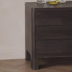 Noeline Media Console - Smoked Black Oak Veneer