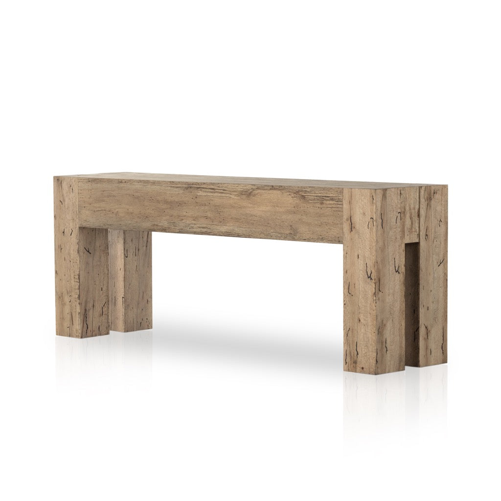 Abaso Console Table Angled View Four Hands