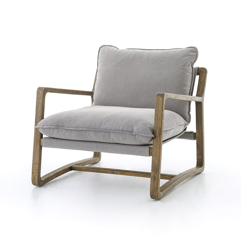 Ace Accent Chair Robson Pewter by Four Hands