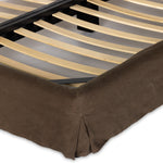 Aidan Slipcover Bed Brussels Coffee Slats Detail 234707-010

