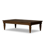Alameda Outdoor Coffee Table Angled View Four Hands