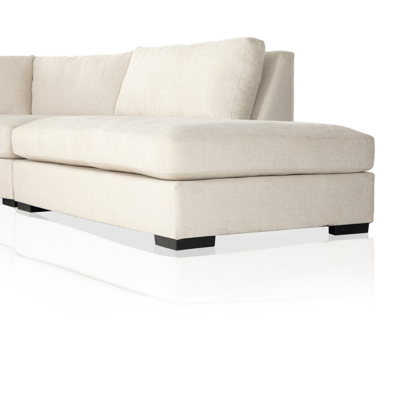 Albany 3-Piece Sectional Espresso Legs Four Hands