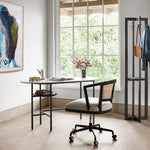 Alexa Desk Chair - Brushed Ebony CTOW-0040203-084P Four Hands