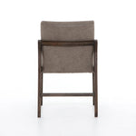 Alice Grey Leather Dining Chair Back View