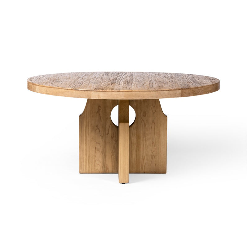 Allandale Round Dining Table Angled View 235824-001

